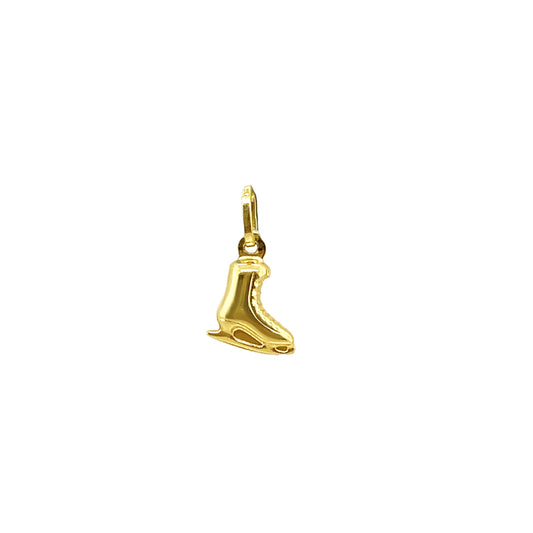 14k Ice Skate Charm