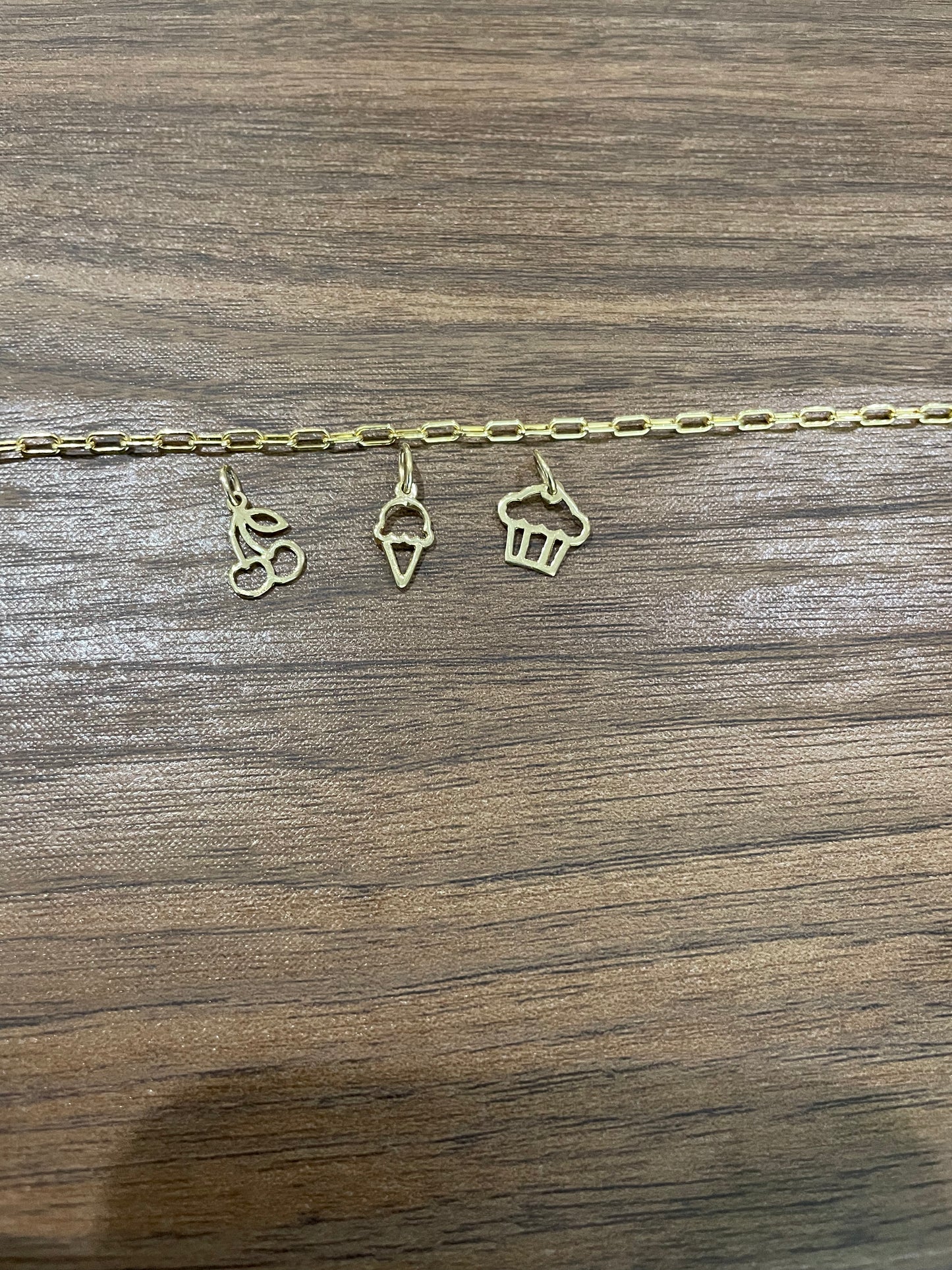 14k Ice Cream Charm