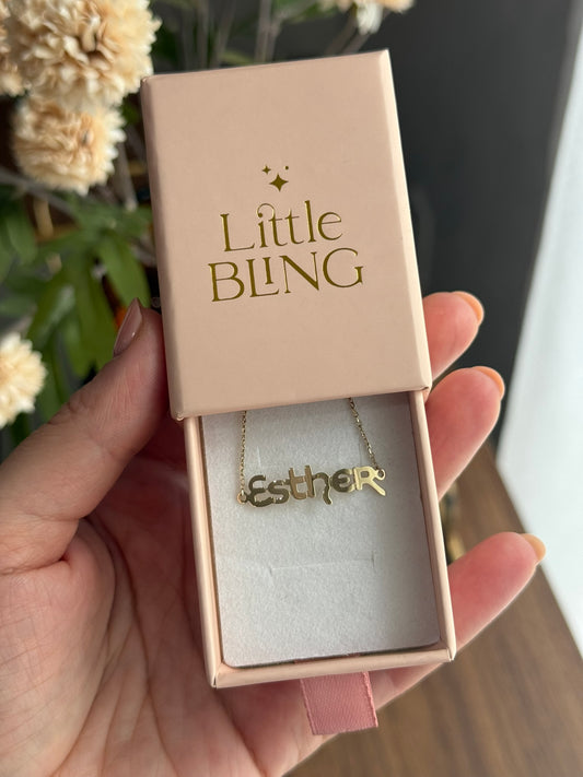 14k personalized name bracelet