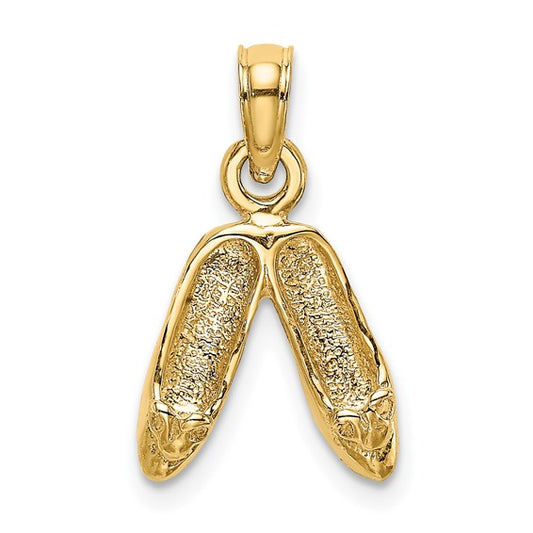 14K Ballerina Slippers Charm