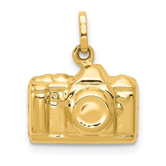 14k Camera Charm