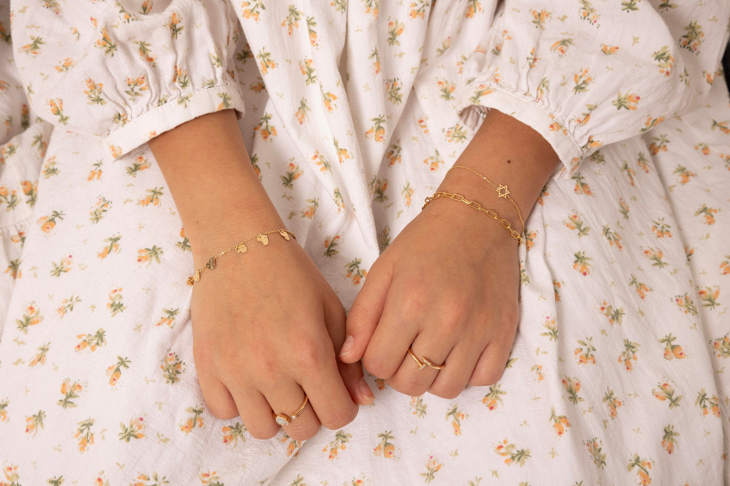 14k Solid 3mm Linked Chain Bracelet