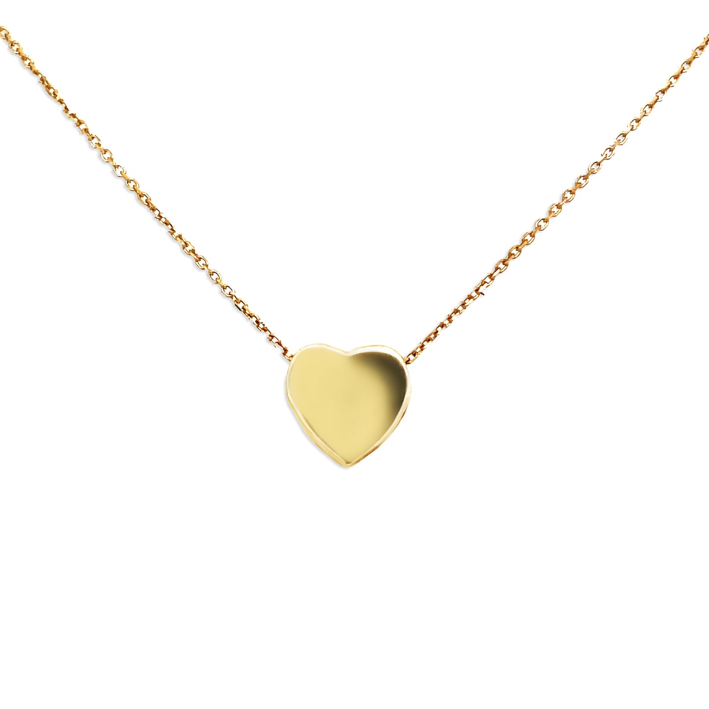 14k Gold Heart Necklace