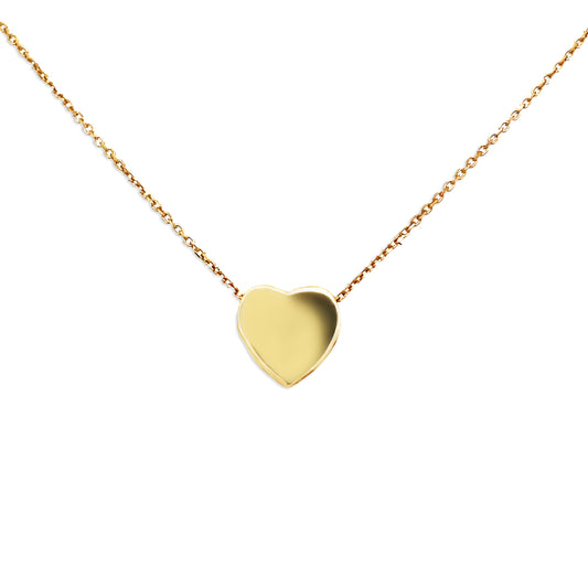 14k Gold Heart Necklace