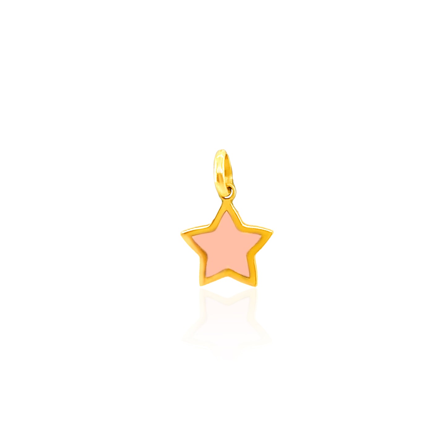 14k Gemstone Star Charm (+ colors)