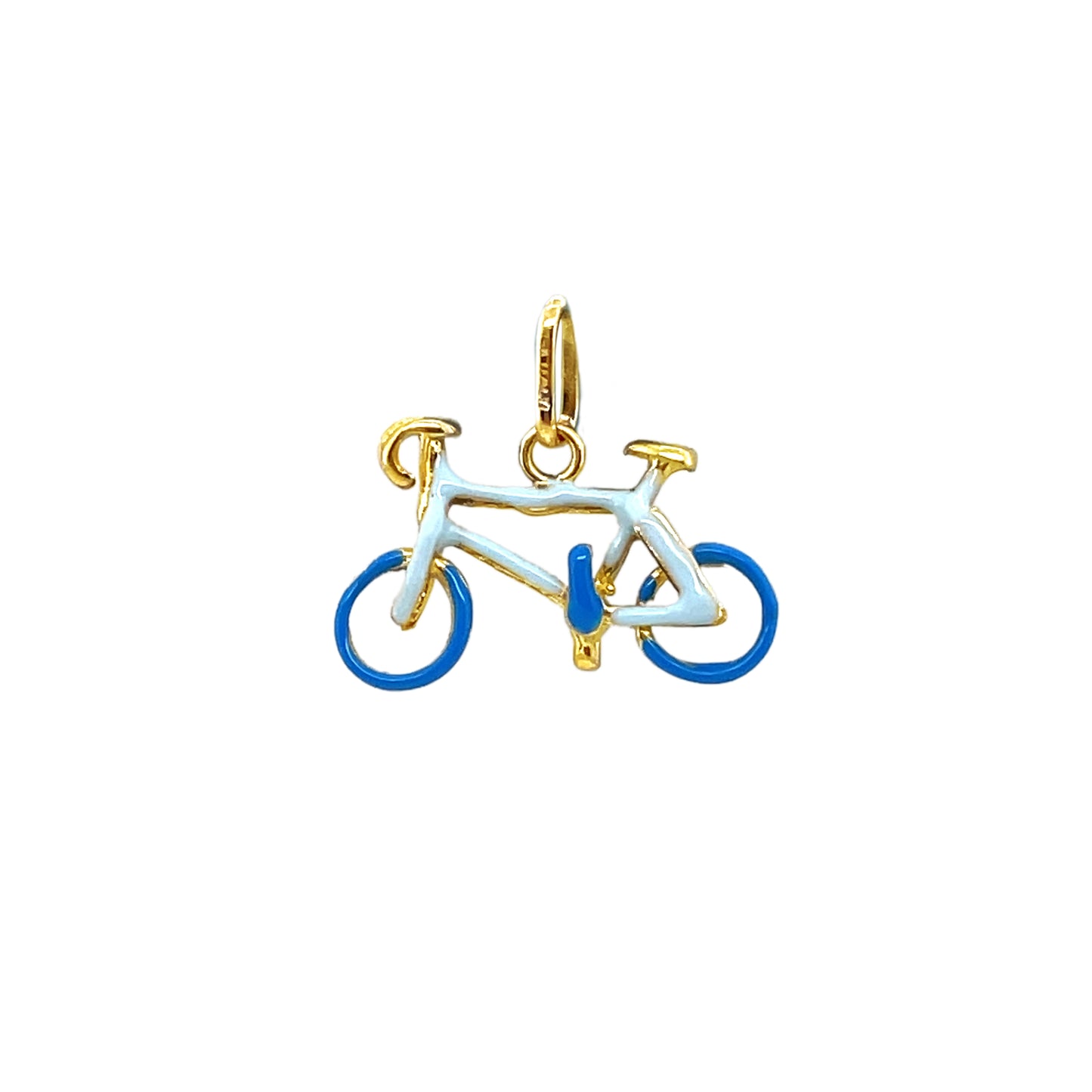 14k Enamel Bike Charm (+colors)