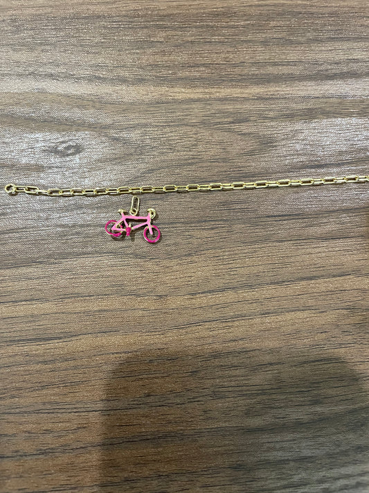 14k Enamel Bike Charm (+colors)