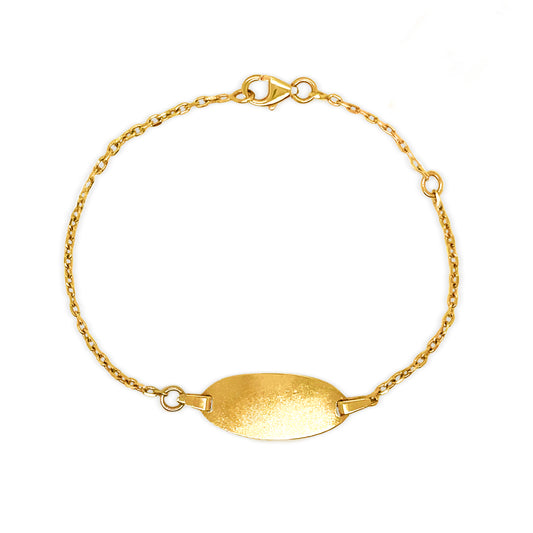 14K Gold Classic ID Bracelet