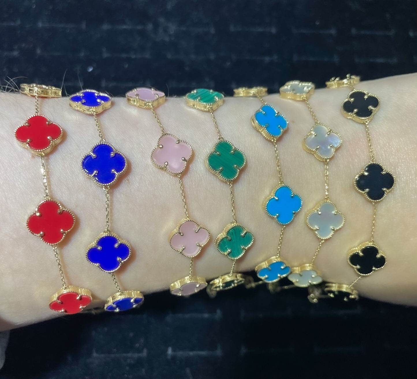 Large Clover Bracelet (+ colors)