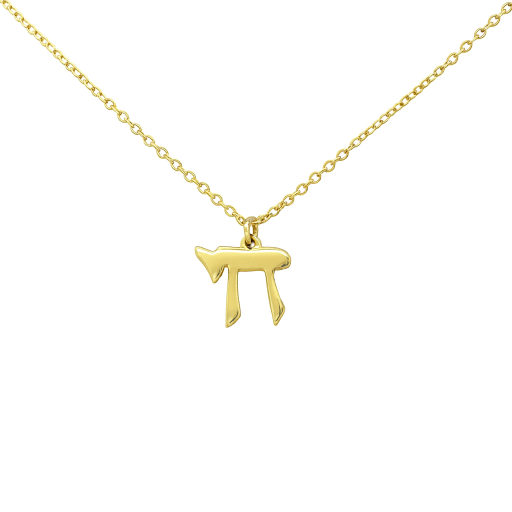 14k Gold Plated Dainty Chai Necklace