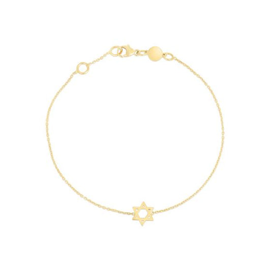 14k Magen David Bracelet