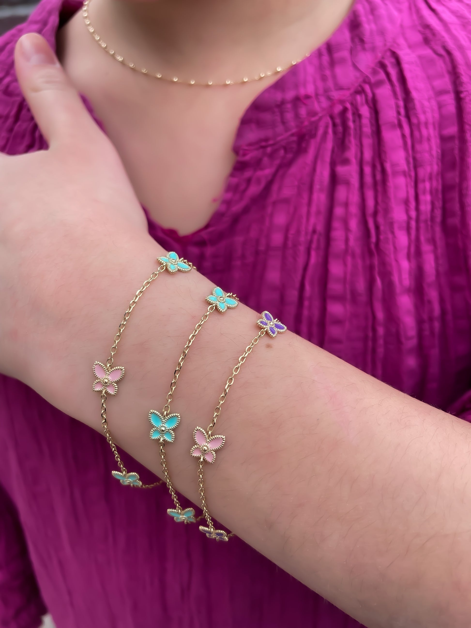 Buy Butterfly Bracelet for Women - Butterfly Charm Bracelets for Teen Girls  